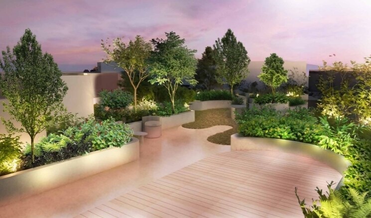 Garden, rustomjee-crescent 3 Bedroom 1648 Sq.Ft. Apartment In Pali Hill Mumbai 9054578