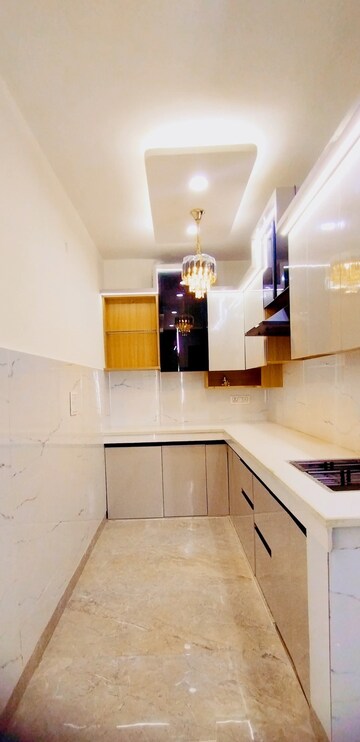 Kitchen in 3 BHK Builder Floor at Uttam Nagar – for Sale