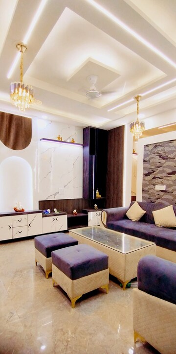 Living Room in 3 BHK Builder Floor at Uttam Nagar – for Sale