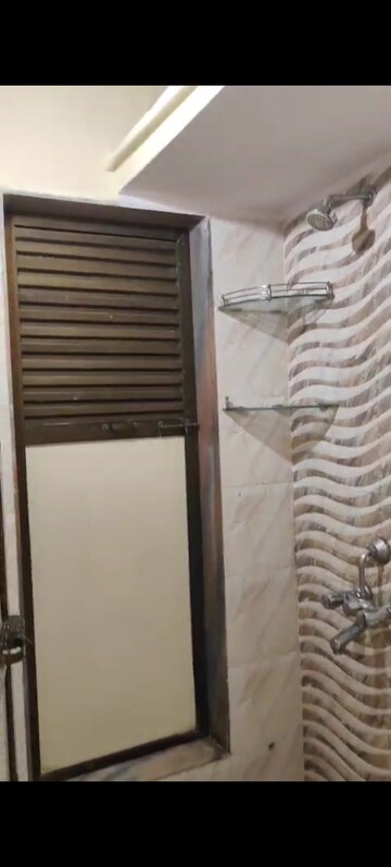 Bathroom in 1 BHK Apartment at Kapila CHS, Prabhadevi – for Rent