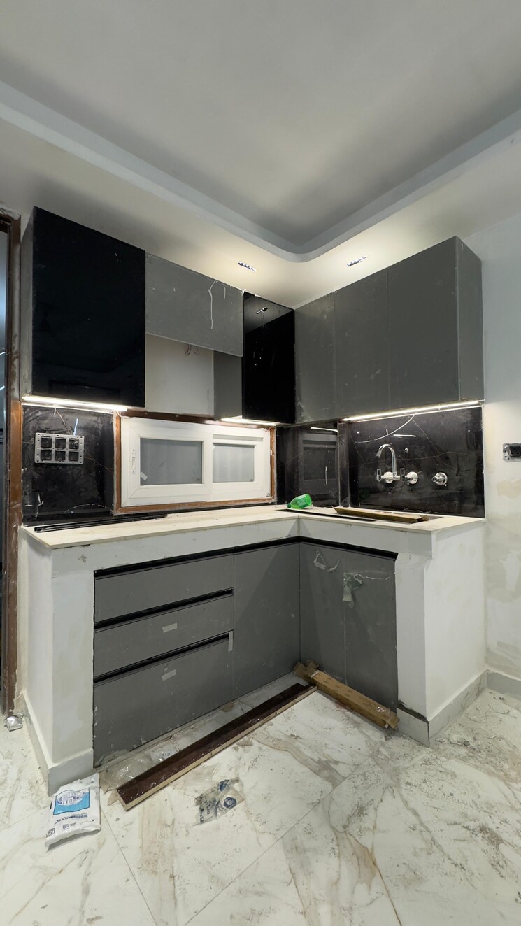 Kitchen, palm-residency-chhatarpur 1 Bedroom 450 Sq.Ft. Builder Floor In Chattarpur Delhi 9054691