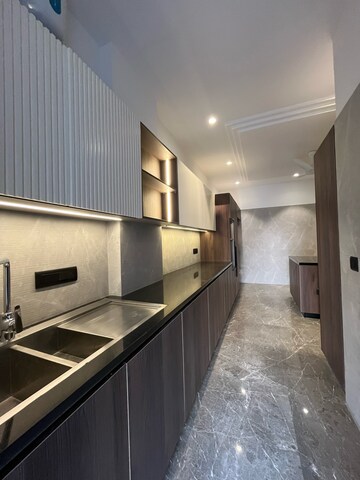 Kitchen in 4 BHK Builder Floor at Ansal Sushant Lok I, Sector 43 – for Rent
