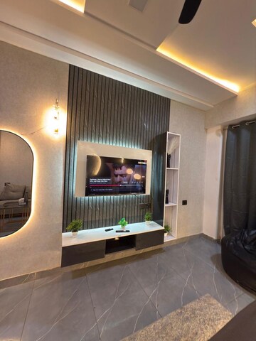 Living Room in Studio Apartment at Gaur City-2, Gaur City 2 – for Rent