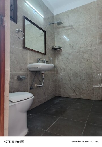 Bathroom in 3 BHK Builder Floor at Saket – for Rent