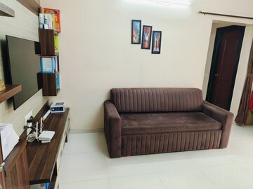 Living Room in 2 BHK Apartment at Crystal Garden Estate CHS, Manpada – for Rent