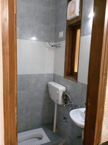 Bathroom in 1 RK Builder Floor at Saket – for Rent