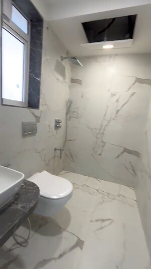 Bathroom in 4 BHK Apartment at Ajmera Prive, Juhu – for Sale