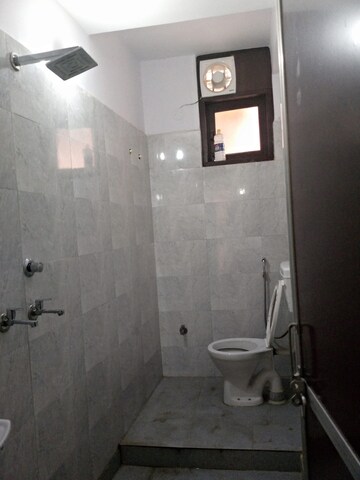 Bathroom in 1 RK Builder Floor at Saket – for Rent