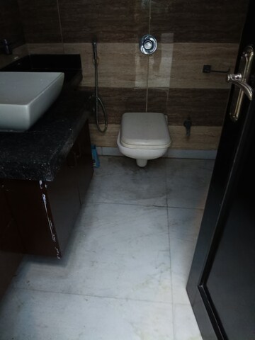 Bathroom in 3 BHK Builder Floor at Vivek Vihar – for Rent