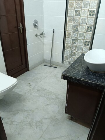 Bathroom in 3 BHK Builder Floor at Vivek Vihar – for Rent