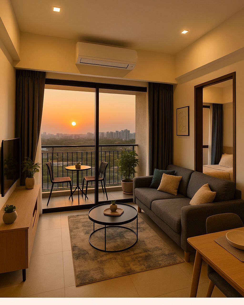 1 BHK 411 Sq.Ft. Apartment in Crystal Armus