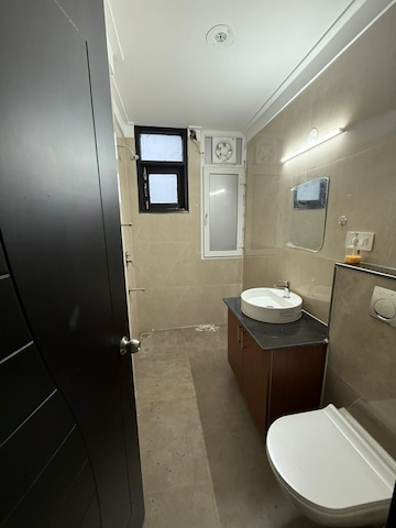 Bathroom in 3 BHK Apartment at Artique Uptown Skylla, International Airport Road – for Rent