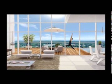Bedroom in 3 BHK Apartment at Bombay Realty Two ICC, Wadala – for Rent
