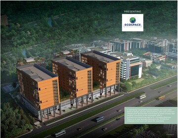  Office Space – Exterior View View at Ambuja Ecospace Business Towers, New Town - for Rent