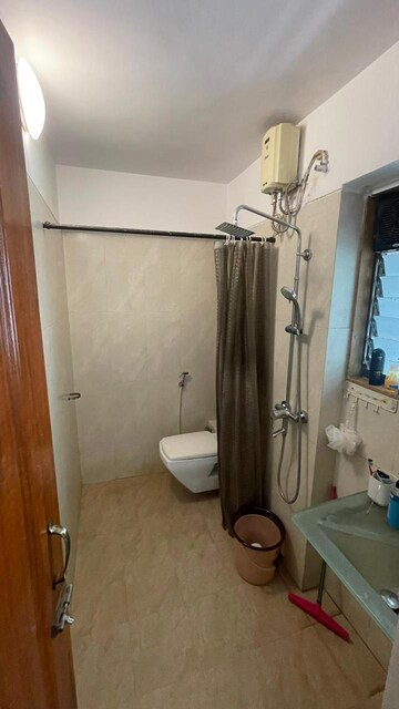 Bathroom in 2 BHK Apartment at Khar West – for Rent