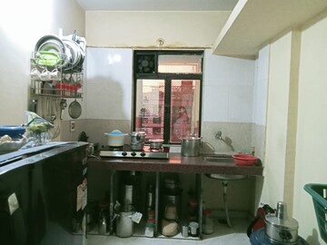 Kitchen in 1 BHK Apartment at Mandar Heights, Virar West – for Rent