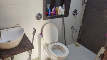 Bathroom in 1 BHK Apartment at Lalani Grandeur, Goregaon East – for Rent