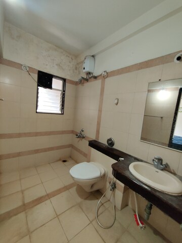 Bathroom in 2 BHK Apartment at Kunal Icon, Pimple Saudagar – for Rent