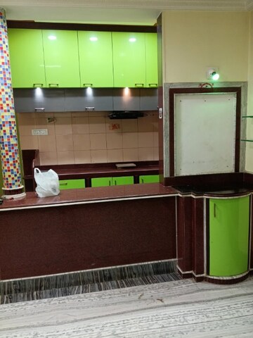 Kitchen in 3 BHK Apartment at Chinar Park – for Rent