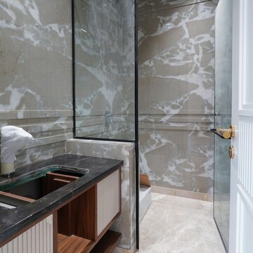 Kitchen in 3 BHK Builder Floor at Defence Colony – for Sale