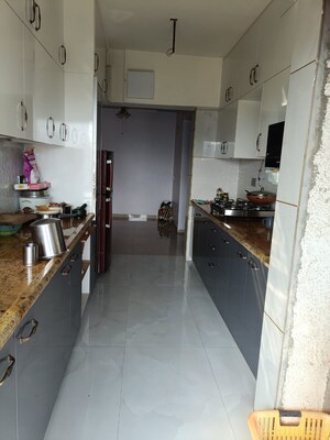 Kitchen in 3 BHK Apartment at Parshwa Girnar Tirth, Kalyan West – for Sale