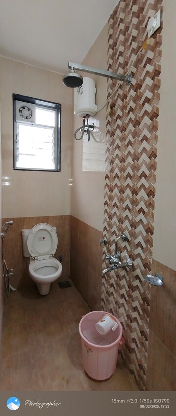 Bathroom in 2 BHK Apartment at Mantri Aangan, Koregaon Park – for Rent