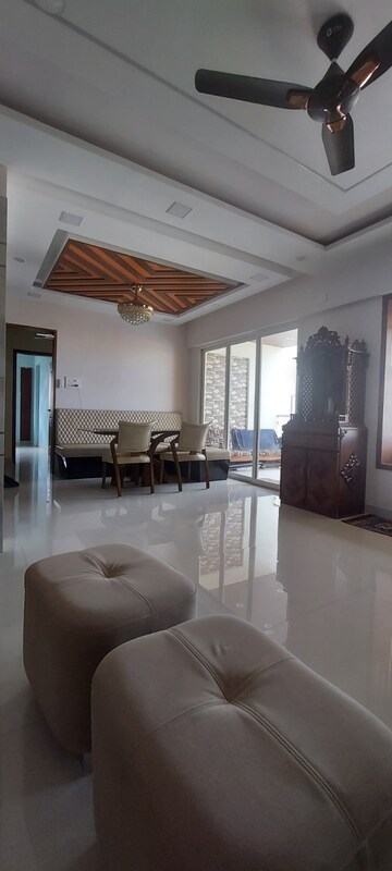 Living Room in 3 BHK Apartment at Kumar Picasso, Hadapsar – for Rent