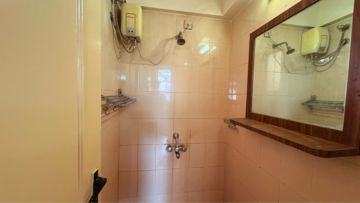 Bathroom in 1 BHK Apartment at Hiranandani Estate Oyster, Anu Nagar – for Rent