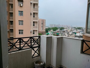 Balcony in 3 BHK Apartment at Ansal Sushant Apartments, Sushant Lok I – for Rent