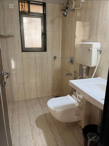 Bathroom in 2 BHK Apartment at Blue Mountains, Malad East – for Rent