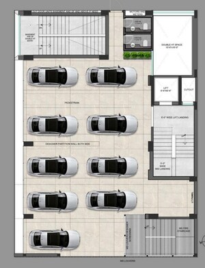 Floor Plan in  Office Space at Defence Colony – for Sale