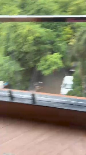 Balcony in 3 BHK Apartment at Panchsheel Greens Luxury Apartments, L Zone – for Sale