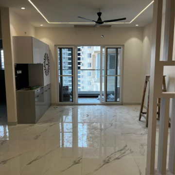 Living Room in 3 BHK Apartment at Bollineni Bion, Kondapur – for Rent