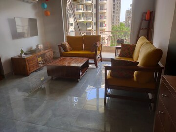 Living Room in 3 BHK Apartment at Maple Heights, Sector 43 – for Rent