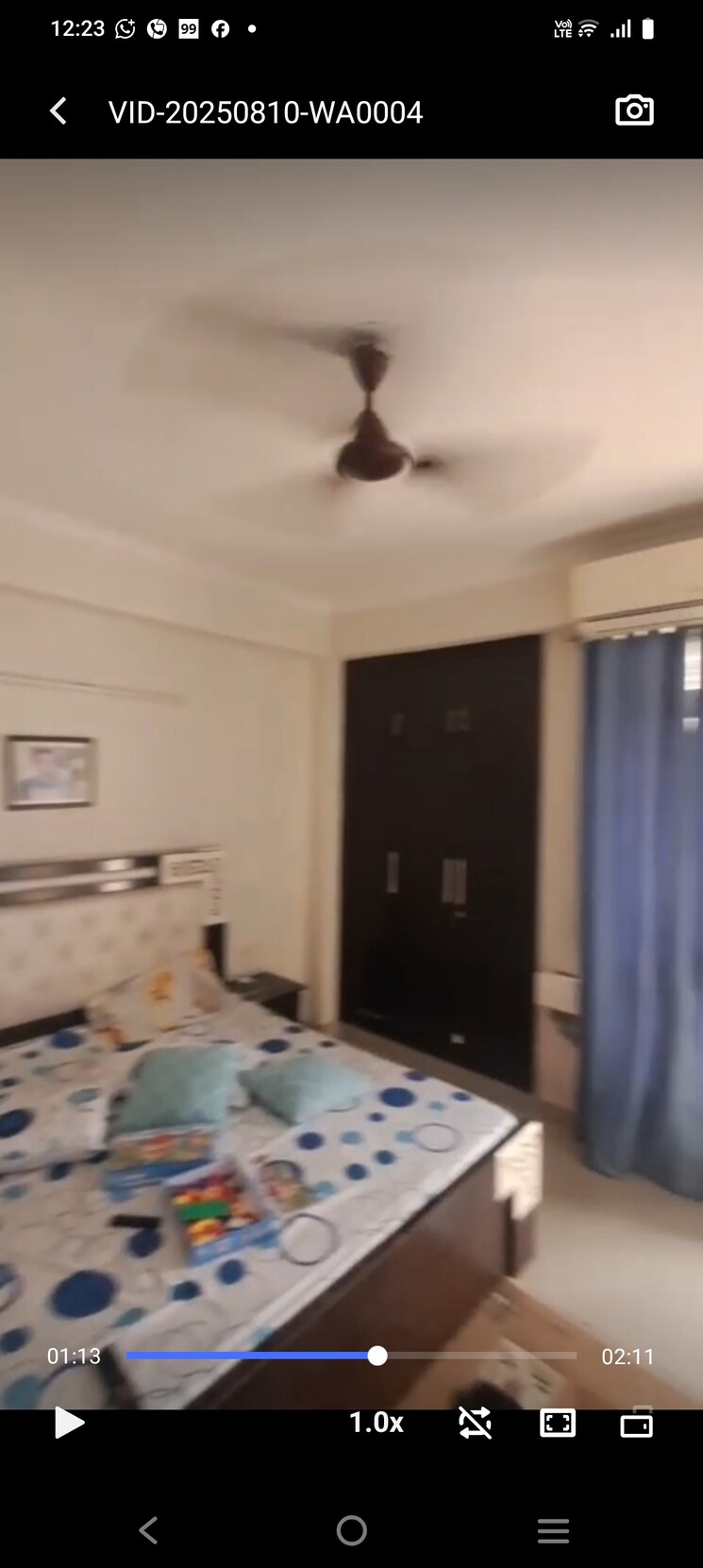 Bedroom, supertech-ecociti 2 Bedroom 1295 Sq.Ft. Apartment In Sector 137 Noida 9056153