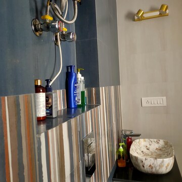 Bathroom in 3 BHK Apartment at Maple Heights, Sector 43 – for Rent