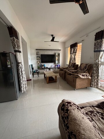 Living Room in 3 BHK Apartment at Lunkad Akash Towers, Pimple Nilakh – for Sale