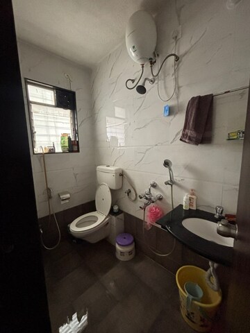 Bathroom in 3 BHK Apartment at Lunkad Akash Towers, Pimple Nilakh – for Sale
