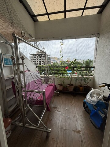 Balcony in 3 BHK Apartment at Lunkad Akash Towers, Pimple Nilakh – for Sale