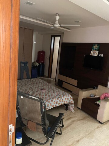 Living Room in 3 BHK Builder Floor at DDA HIG Jasola, Jasola – for Rent