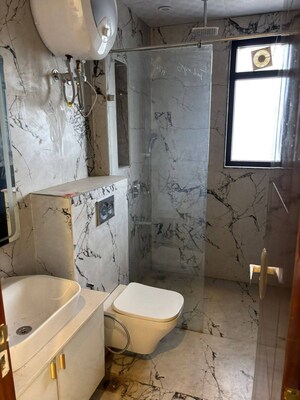 Bathroom in 3 BHK Builder Floor at Tughlakabad Extension – for Sale