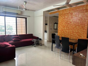 Living Room in 2.5 BHK Apartment at Rutu Towers, Ghodbunder Road – for Rent