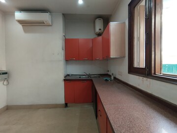 Kitchen in 4 BHK Builder Floor at DDA Flats Taimoor Enclave, New Friends Colony – for Rent