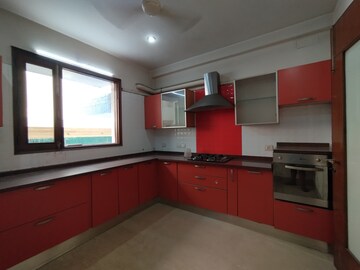 Kitchen in 4 BHK Builder Floor at DDA Flats Taimoor Enclave, New Friends Colony – for Rent
