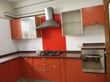 Kitchen in 4 BHK Builder Floor at DDA Flats Taimoor Enclave, New Friends Colony – for Rent