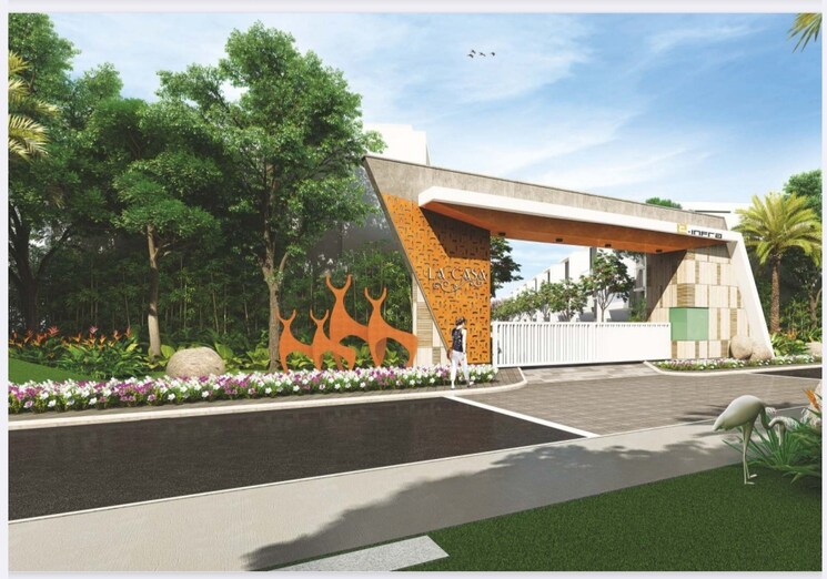 Entrance, elegant-la-casa 4 Bedroom 4054 Sq.Ft. Villa In Adibatla Hyderabad 9056584