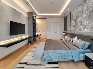 Bedroom in 3 BHK Apartment at Bhartiya Leela Residences, Thanisandra Main Road – for Rent