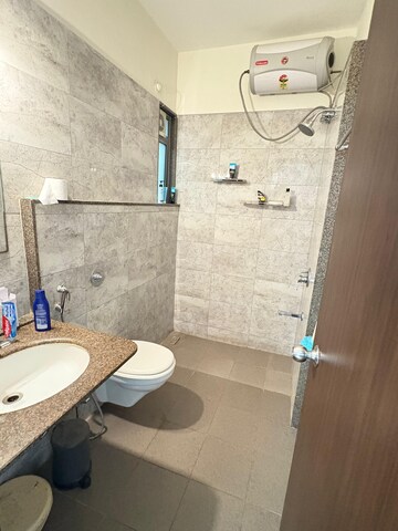 Bathroom in 1 BHK Apartment at Amanora Future Towers, Hadapsar – for Rent