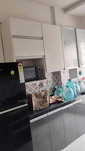 Kitchen in 1 BHK Apartment at Shree Tirupati STG Signature Residency, Patlipada – for Rent