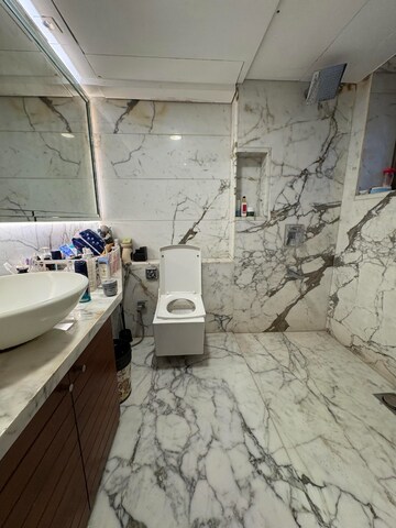 Balcony in 3 BHK Apartment at Ahuja Tower, Worli – for Rent